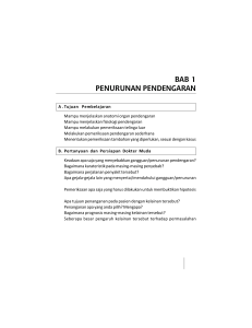 BAB 1 PENURUNAN PENDENGARAN