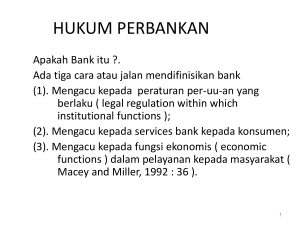 hukum perbankan