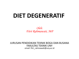 diet degeneratif