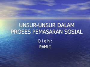 unsur-unsur dalam roses pemasaran sosial