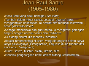 Jean-Paul Sartre (1905-)