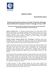 (IND) Berita Pers_Didukung Kinerja Perusahaan Investasi Yang