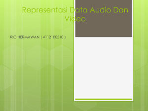 Representasi Data Audio