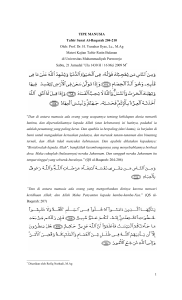 Tafsir Surat Al-Baqarah 204-210