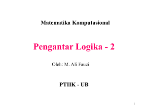 Logika - M. Ali Fauzi