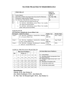 materi praktikum mikrobiologi