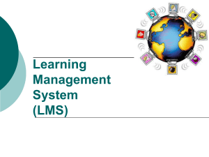 Learning Management System (LMS)