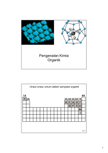 Pengenalan Kimia Organik - Web Kuliah : HM. Rohmadi