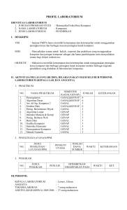 PROFIL LABORATORIUM