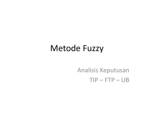 Metode Fuzzy - Mas`ud Effendi