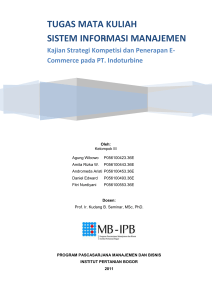 Kajian Strategi Kompetisi dan Penerapan E