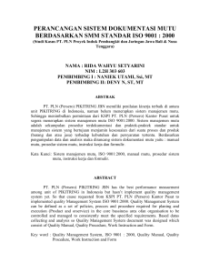 perancangan sistem dokumentasi mutu