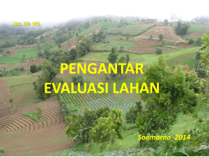 stela – evaluasi lahan kering