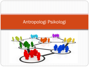 Antropologi dan Psikologi