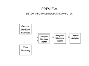 PREVIEW SISTEM INFORMASI BERBASIS KOMPUTER