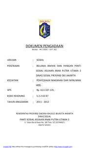 dokumen pengadaan - LPSE Provinsi DKI Jakarta
