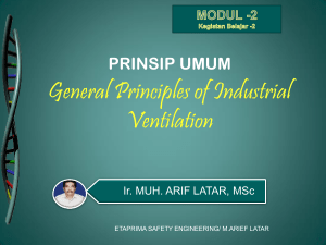 General Principles of Industrial Ventilation