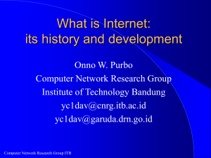 What is Internet: its history and development
