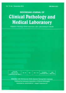 this PDF file - indonesian journal of clinical pathology and