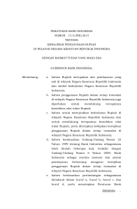 Peraturan Bank Indonesia Nomor 17/3/PBI/2015