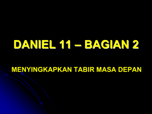 DANIEL 11 – BAGIAN 2