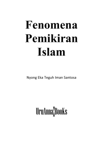 Fenomena Pemikiran Islam - Universitas Muhammadiyah Sidoarjo