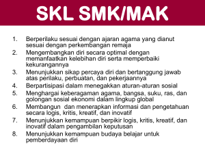 7d. SKL SMK, MAK