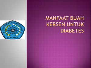 Manfaat buah kersen untuk diabetes