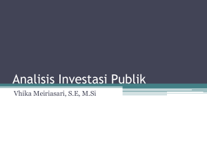 Analisis Investasi Publik