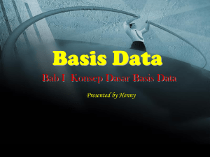 1.konsep dasar basis data