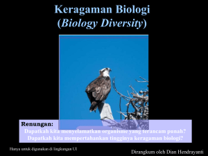 Keragaman Biologi (Biology Diversity) - SCeLE