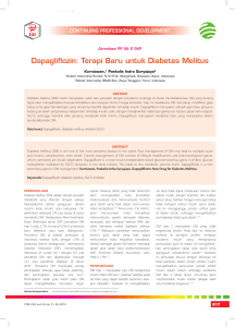 Dapagliflozin: Terapi Baru untuk Diabetes Melitus