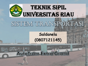 Auto Tram Extra Grand (Saldanela)