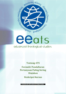 ATS - EE Advanced Theological Studies
