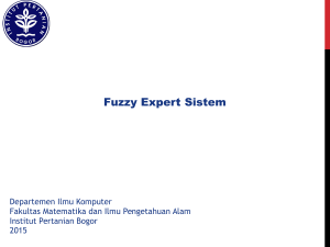 Fuzzy Expert Sistem