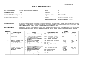 Satuan Acara Perkuliahan