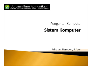 Sistem Komputer - Salhazan Nasution