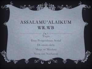 Assalamu`alaikum wr