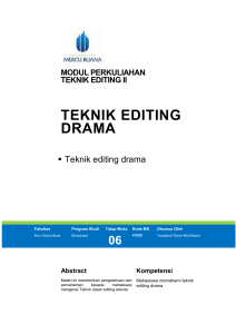 Modul Teknik Editing II [TM6].