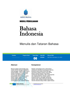 Modul Bahasa Indonesia [TM6]