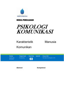 Konsepsi Manusia Menurut Psikologi Kognitif