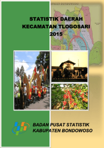 statistik daerah - BPS Kabupaten Bondowoso