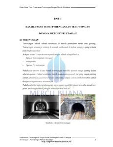 bab ii dasar-dasar teori perencanaan terowongan dengan metode