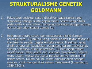 strukturalisme genetik model goldmann