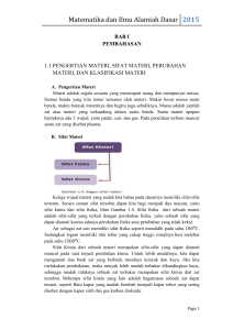 Matematika dan Ilmu Alamiah Dasar