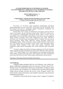 37 analisis perkembangan penerimaan daerah dan