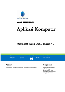 Modul Aplikasi Komputer [TM5]