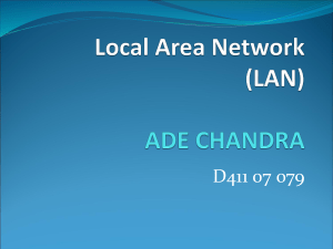 4.1 Topologi jaringan LAN