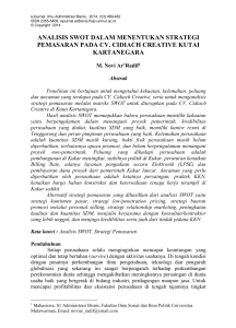 eJournal - Jurnal Administrasi Bisnis