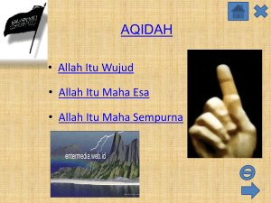 Aqidah - Pesantren EnterMedia Website